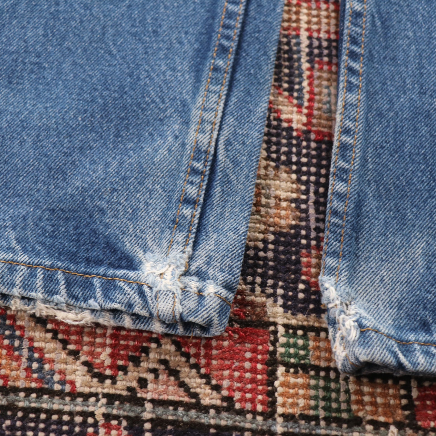 Lee W32 L27 Straight Leg Blue Denim Jeans