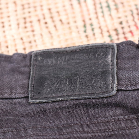 Levi's 711 W28 L31 Skinny Black Denim Jeans