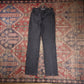 Levi's 721 W26 L28 Skinny Black Denim Jeans