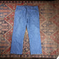Wrangler W38 L27 Straight Leg Blue Denim Jeans