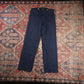 Dickies W28 L28 Straight Leg Slim Fit Blue Cotton Blend Trousers
