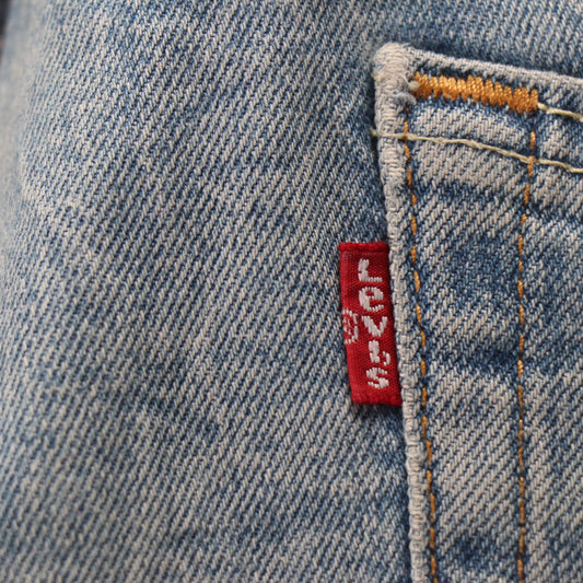 Levi's 511 W34 L30 Slim Fit Classic Ripped Style Blue Denim Jeans