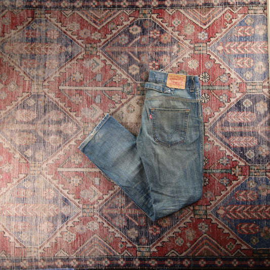 Levi's 511 Red Tab W36 L33 Slim Fit Blue Denim Jeans