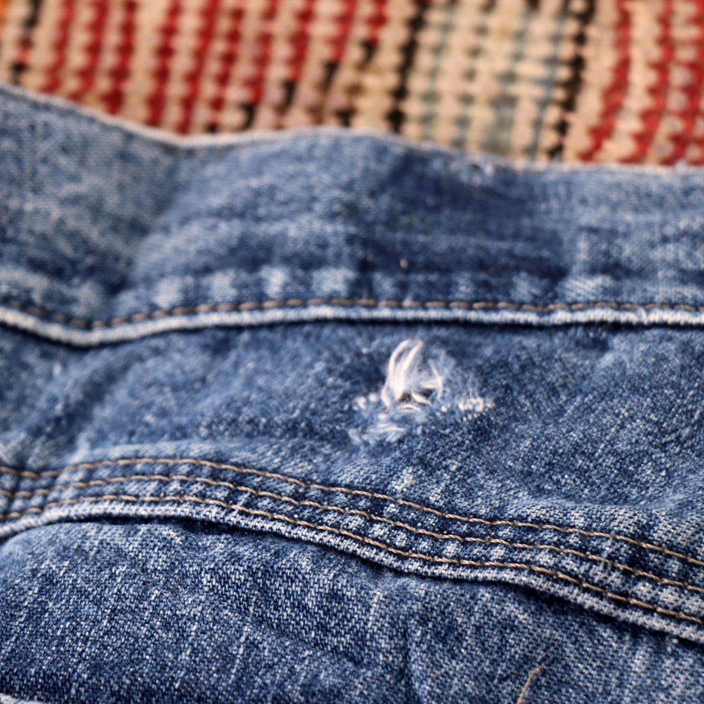 Wrangler W32 L30 Relaxed Blue Denim Jeans