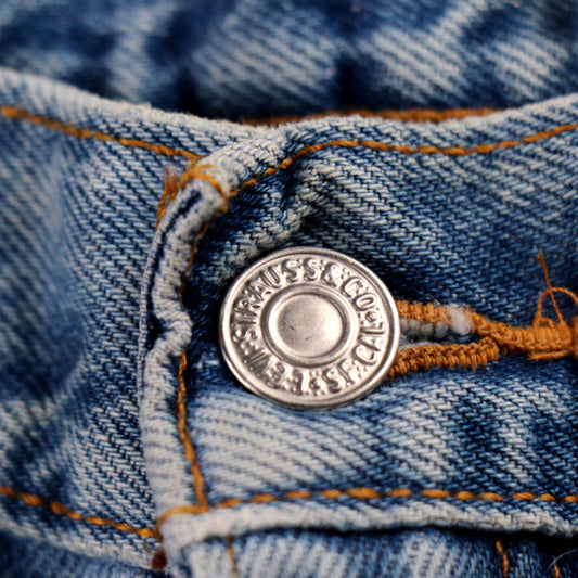 Levi's W30 L34 Relaxed Straight Leg Blue Denim Jeans