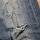 Levi's 513 Red Tab W34 L32 Straight Leg Slim Fit Blue Denim Jeans