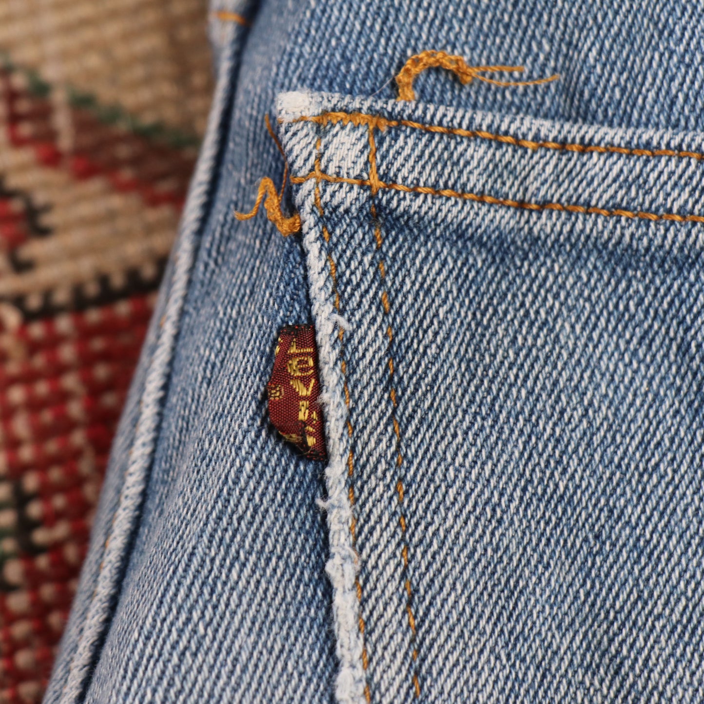 Levi's W30 L34 Straight Leg Blue Denim Jeans