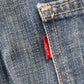 Levi's 549 Red Tab W40 L30 Loose Classic Ripped Style Blue Denim Jeans