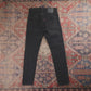 Levi's 512 Red Tab W28 L28 Tapered Leg Slim Fit Black Denim Jeans