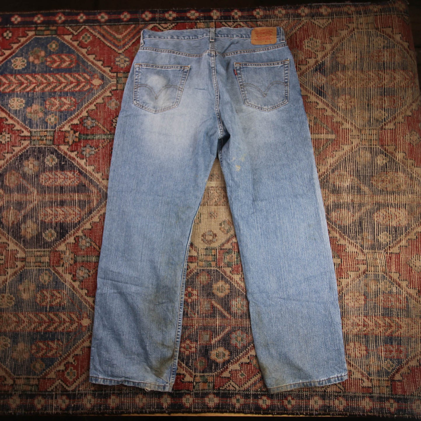 Levi's 559 W34 L29 Straight Leg Relaxed Fit Blue Denim Jeans