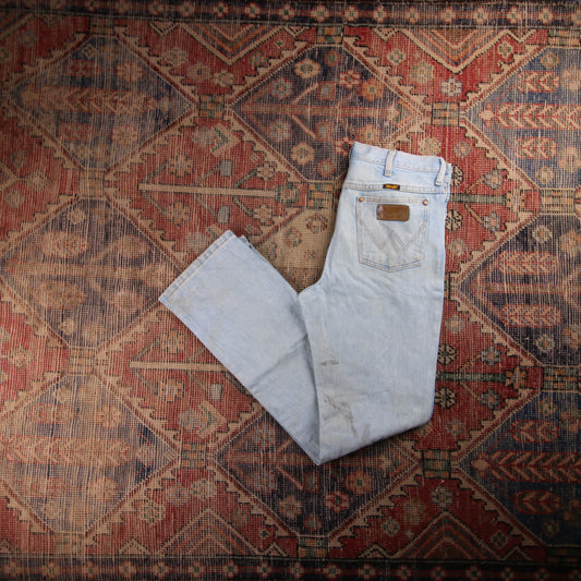 Wrangler W32 L33 Straight Blue Denim Jeans