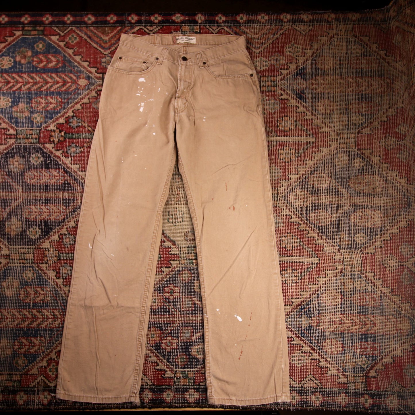 Levi's 559 W32 L31 Straight Leg Relaxed Fit Brown Denim Jeans