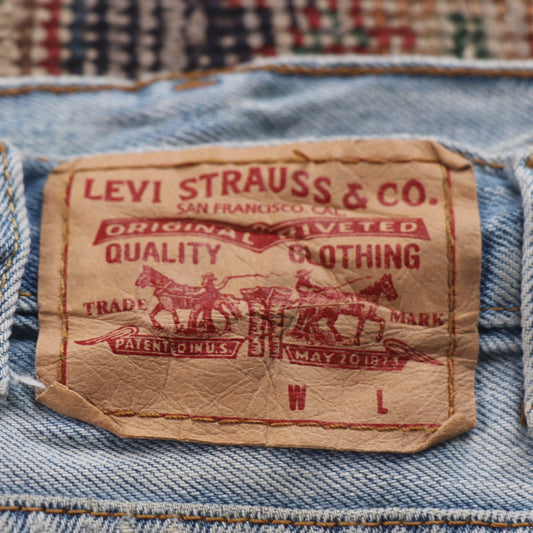 Levi's W36 L29 Straight Leg Regular Fit Blue Denim Jeans