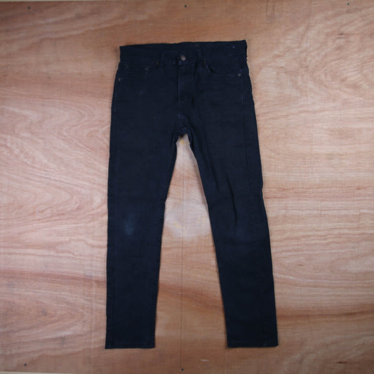 Levi's Red Tab W30 L27 Slim Black Denim Jeans