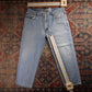 Levi's 550 Red Tab W36 L27 Tapered Leg Relaxed Fit Blue Denim Jeans