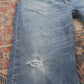 Levi's 559 W38 L31 Straight Leg Regular Fit Classic Ripped Style Blue Denim Jean