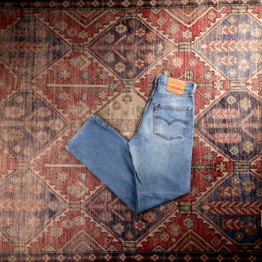 Levi's 511 Red Tab W28 L30 Slim Fit Blue Denim Jeans