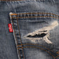 Levi's 527 Red Tab W30 L30 Bootcut Blue Denim Jeans