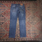 Levi's 511 W30 L30 Slim Fit Classic Ripped Style Blue Denim Jeans