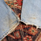 Levi's 550 W40 L31 Tapered Leg Relaxed Fit Classic Ripped Style Blue Denim Jeans