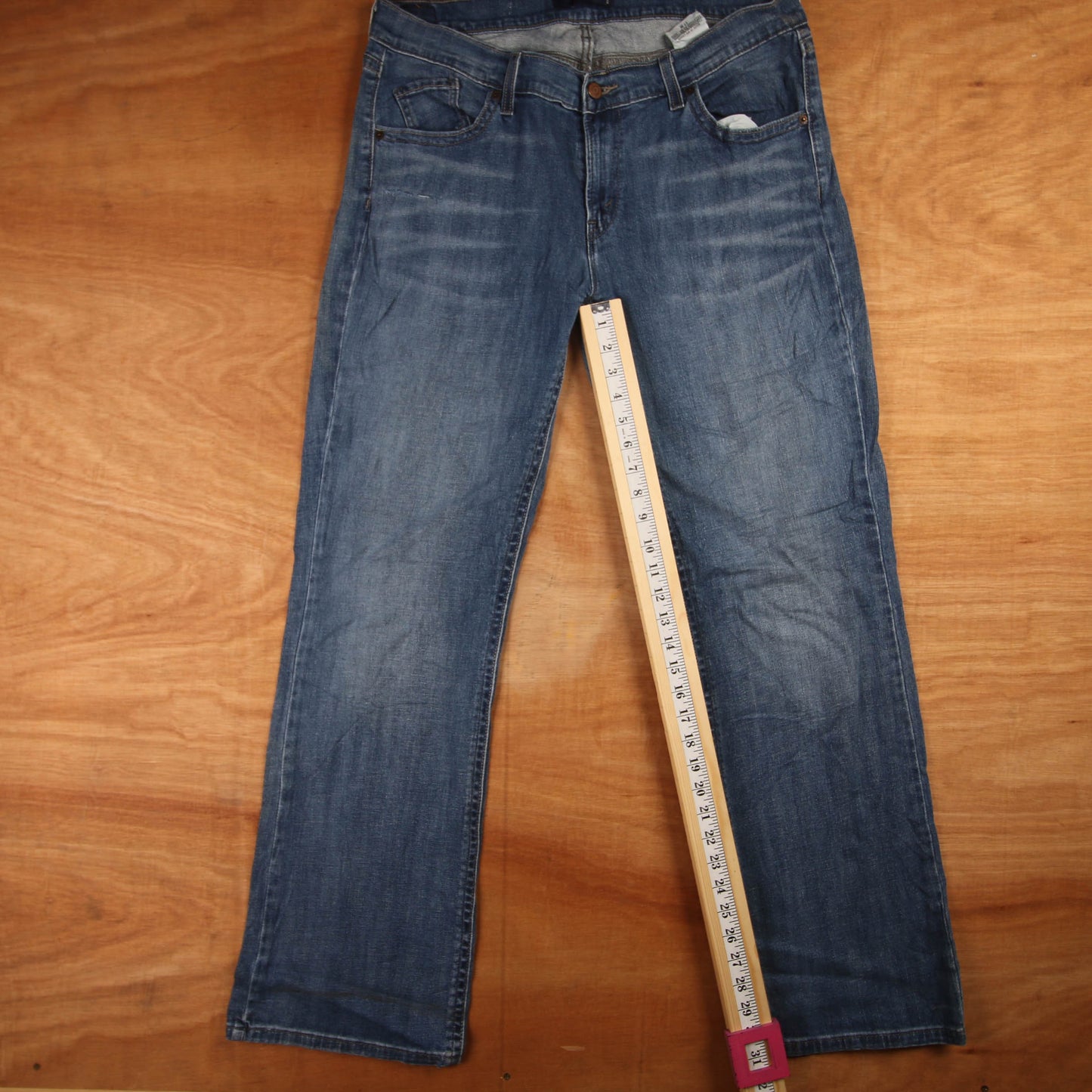 Levi's 501 Red Tab W26 L31 Original Fit Blue Denim Jeans