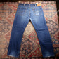 Levi's 505 W40 L30 Straight Leg Regular Fit Blue Denim Jeans