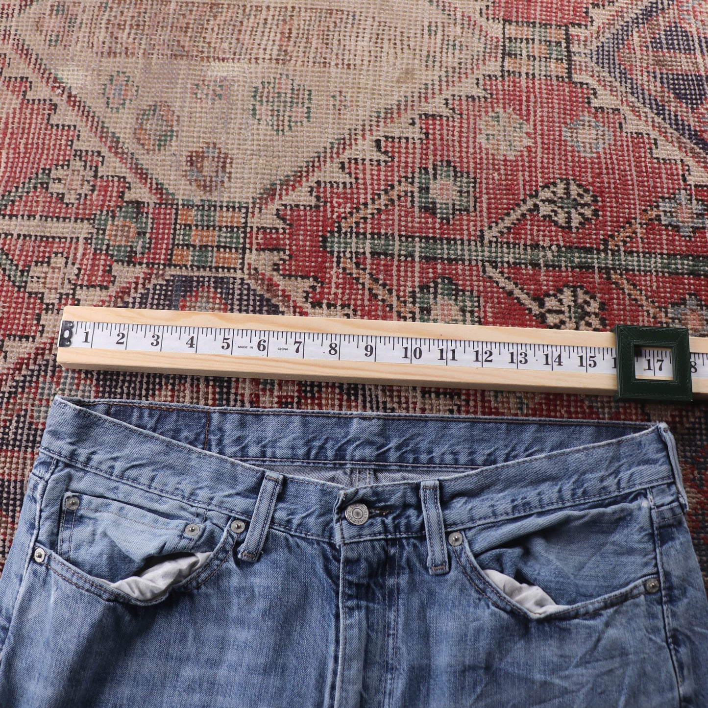 Levi's Red Tab W34 L26 Straight Blue Denim Jeans