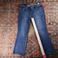 Levi's Red Tab W26 L31 Bootcut Classic Ripped Style Blue Denim Jeans
