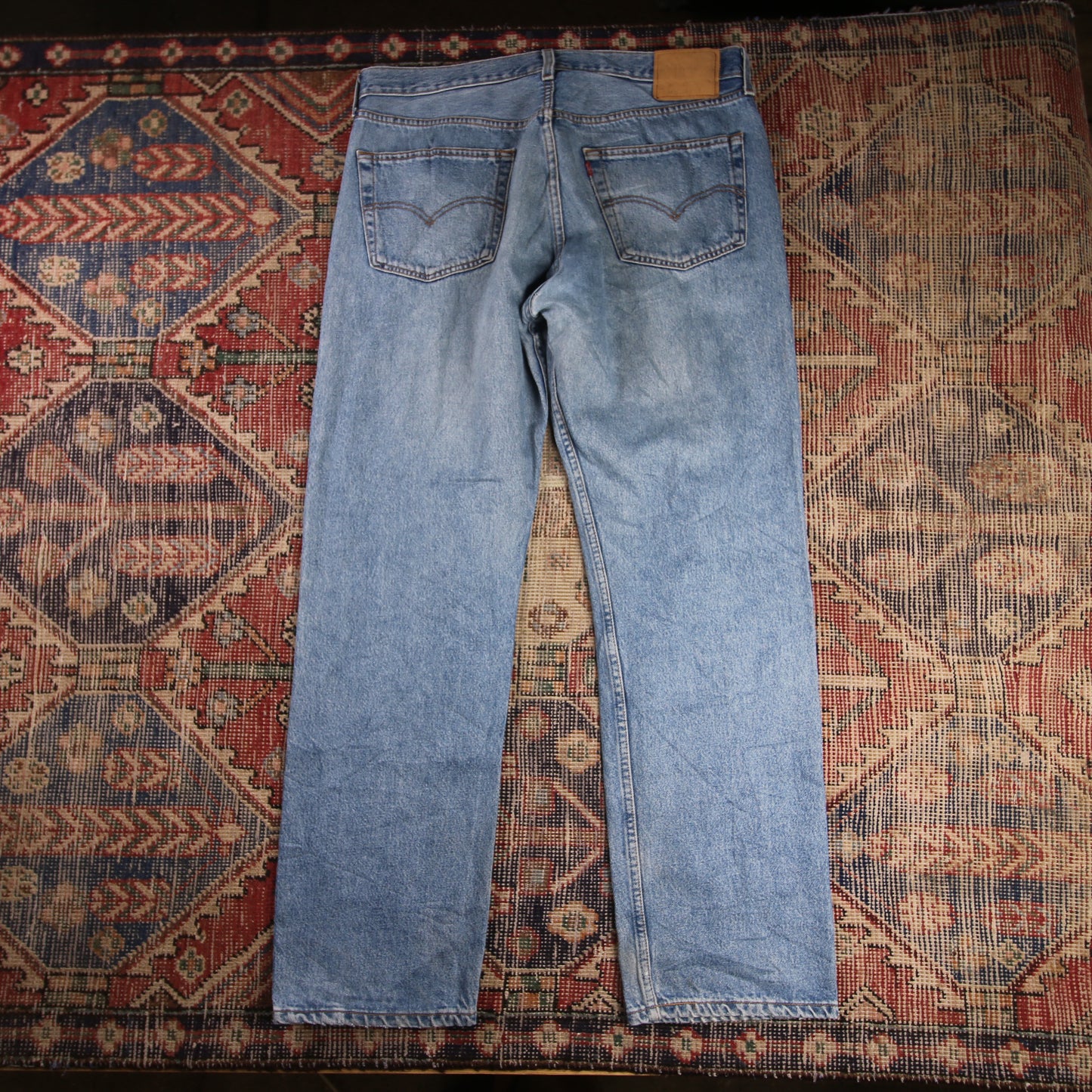 Levi's W36 L31 Tapered Leg Loose Fit Blue Denim Jeans