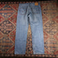 Levi's W36 L31 Tapered Leg Loose Fit Blue Denim Jeans