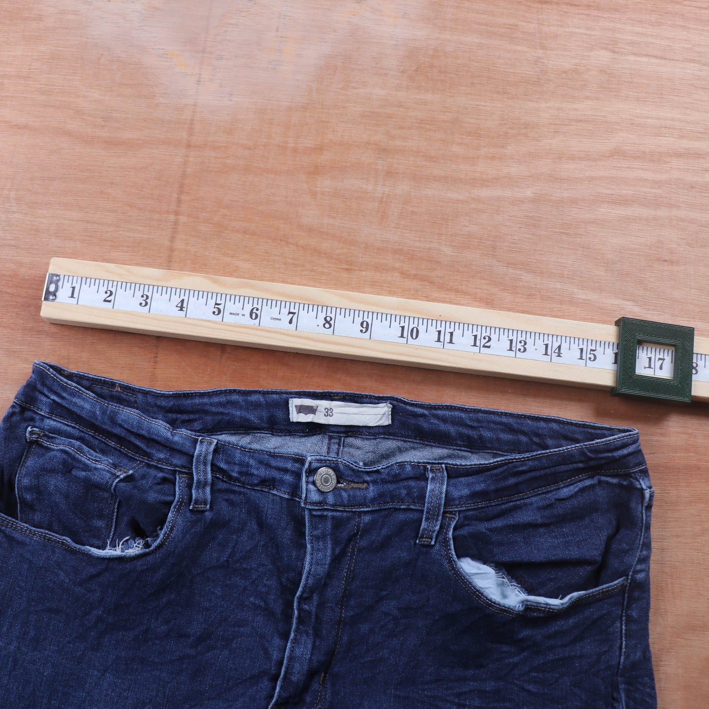 Levi's 721 Red Tab W34 L30 Skinny Blue Denim Jeans