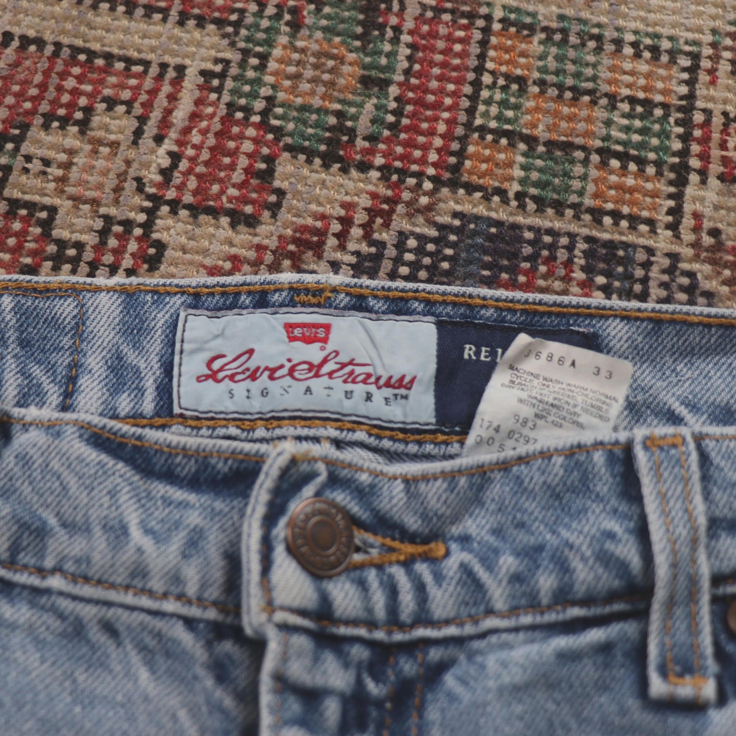 Levi's 540 W34 L33 Relaxed Fit Blue Denim Jeans