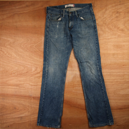 Levi's 327 Red Tab W32 L33 Bootcut Blue Denim Jeans