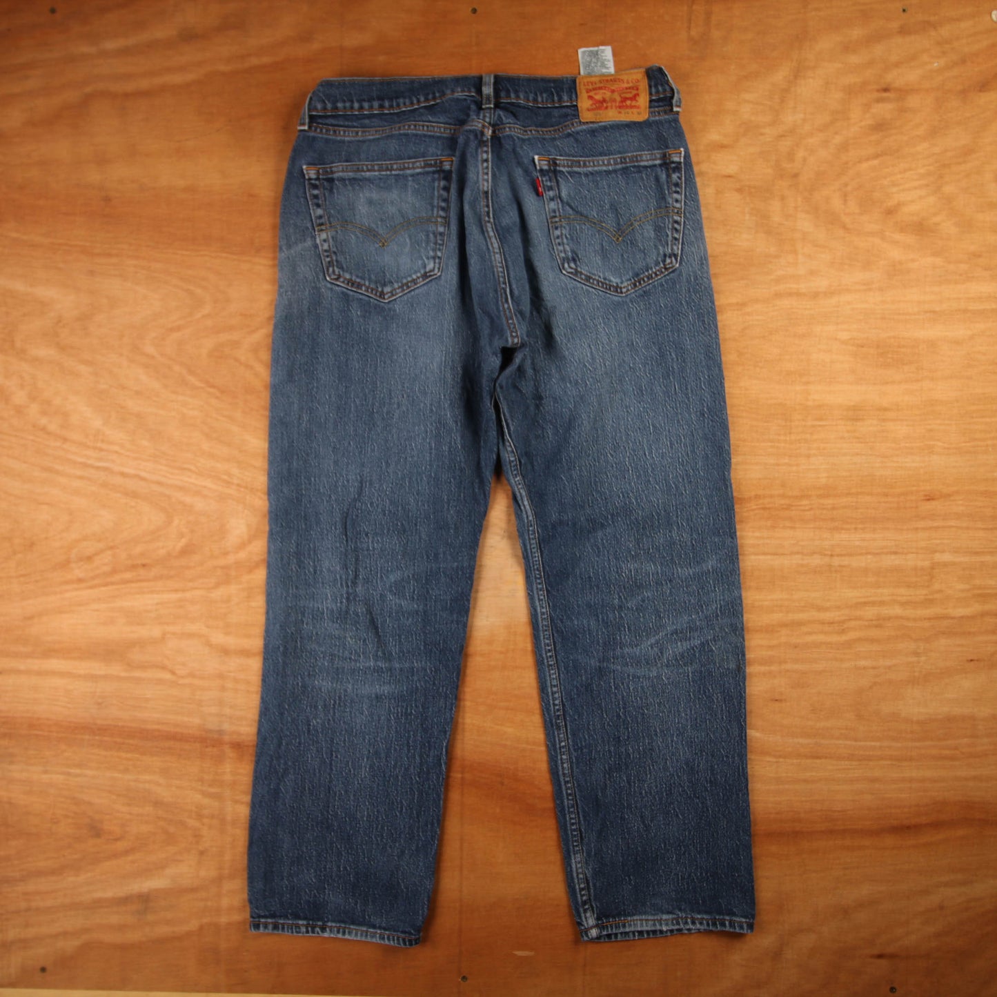 Levi's 508 Red Tab W34 L28 Tapered Leg Regular Fit Blue Denim Jeans