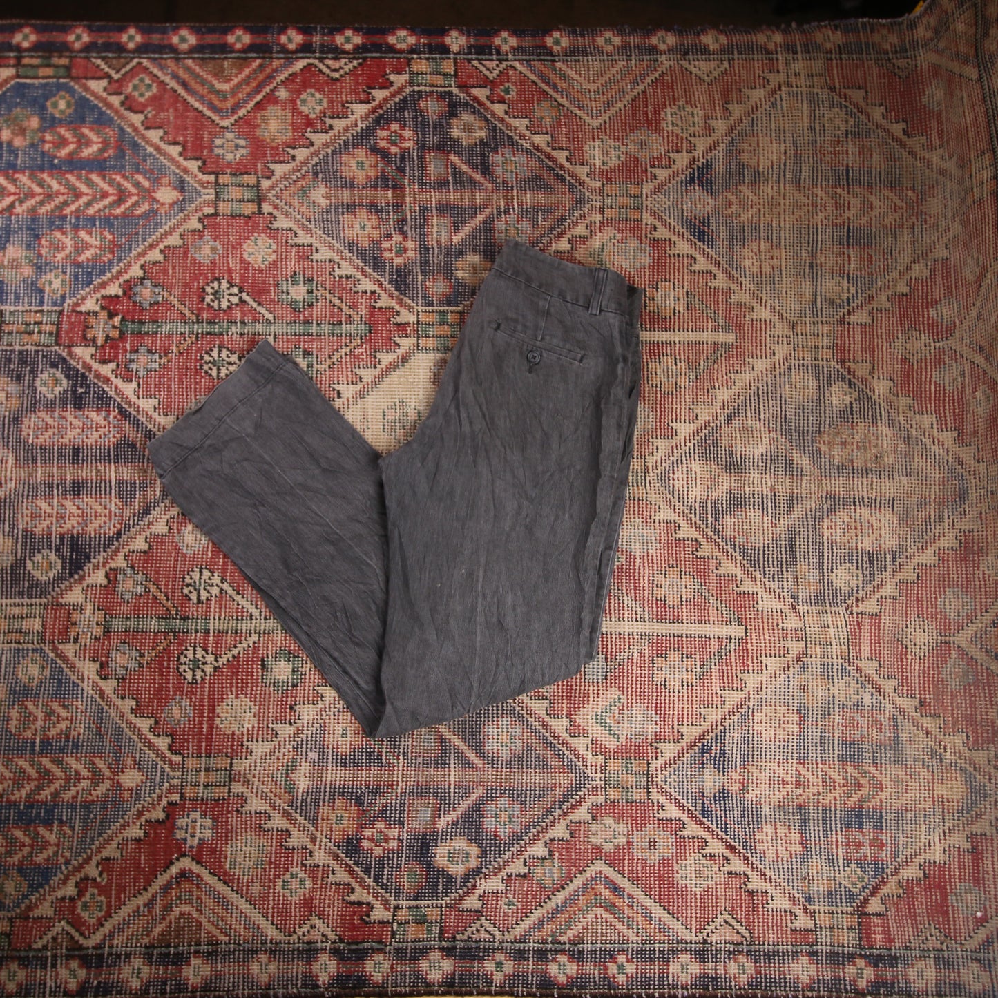 Lee W30 L31 Straight Leg Loose Fit Grey Denim Jeans