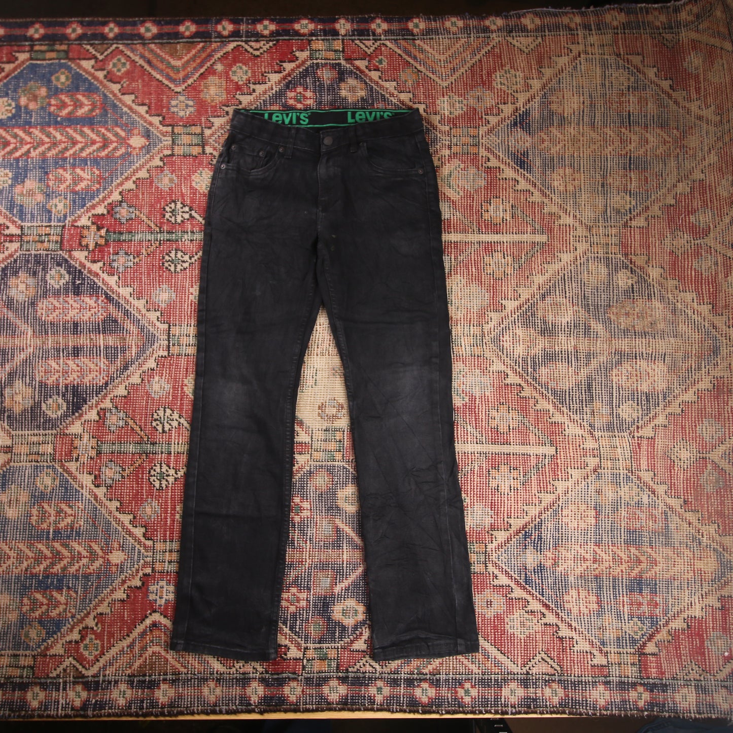 Levi's 511 W28 L27 Slim Fit Black Denim Jeans