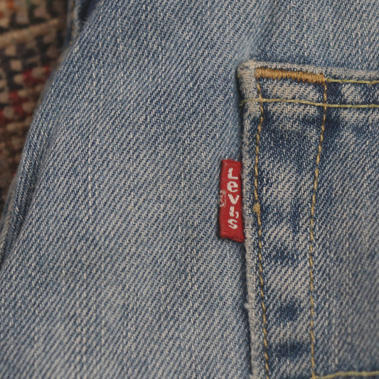 Levi's 505 W36 L31 Straight Leg Regular Fit Blue Denim Jeans