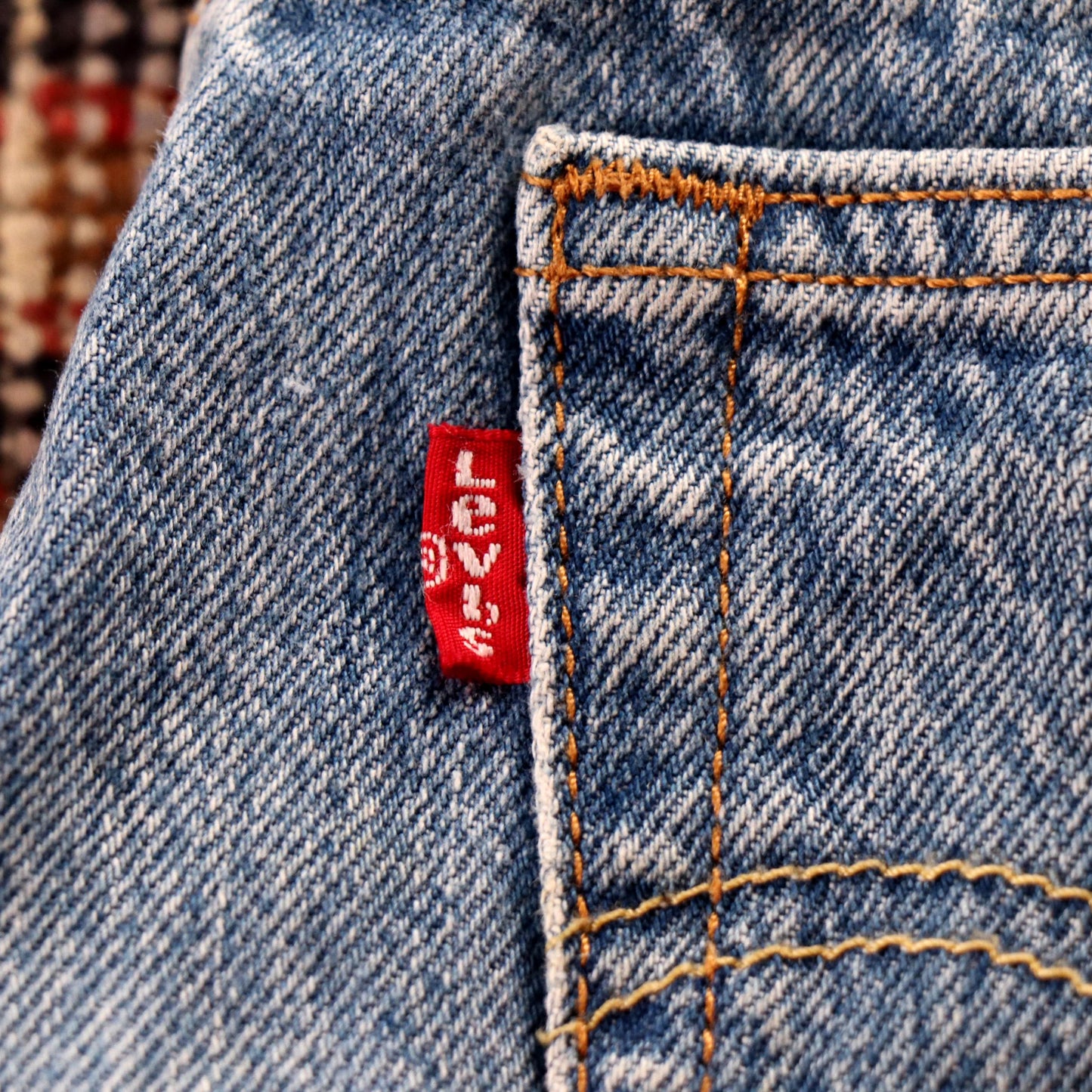 Levi's 501 W28 L28 Original Fit Classic Ripped Style Blue Denim Jeans