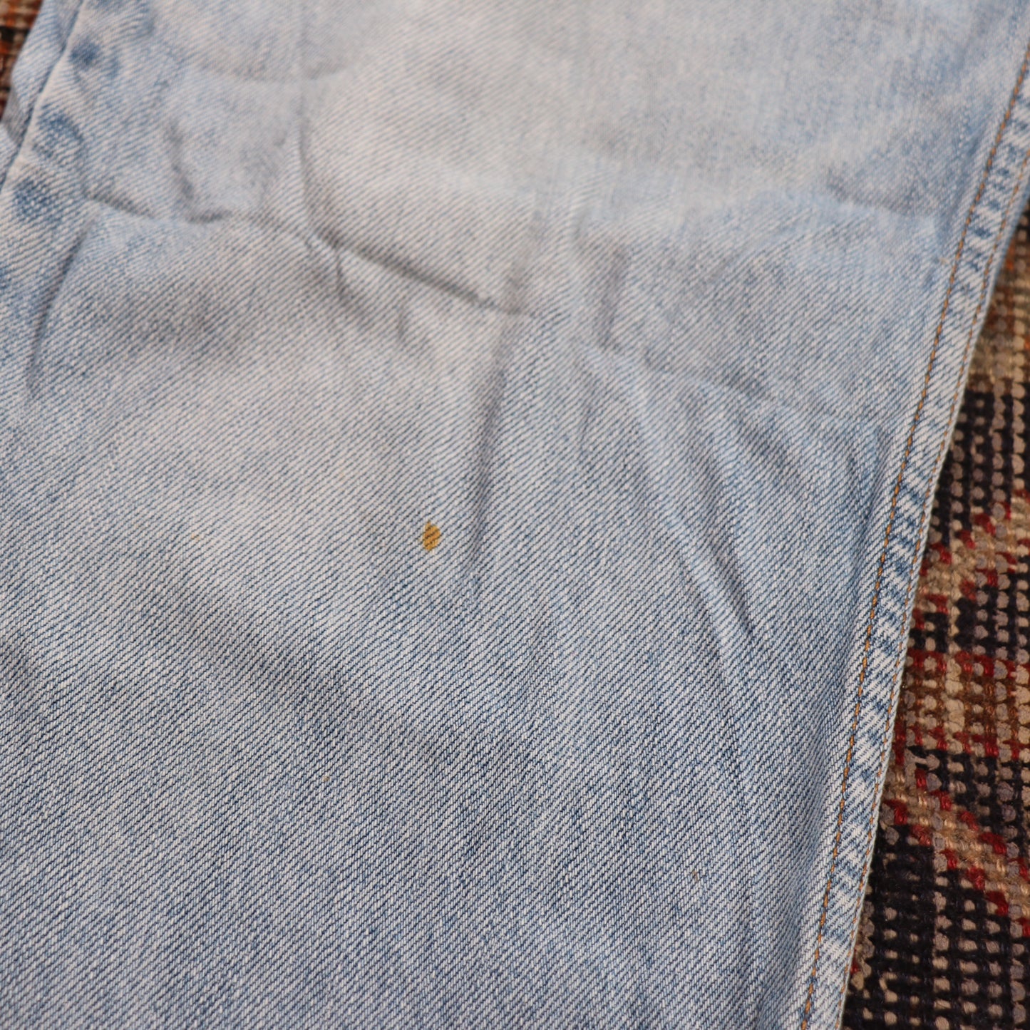 Levi's W34 L30 Straight Leg Loose Fit Blue Denim Jeans
