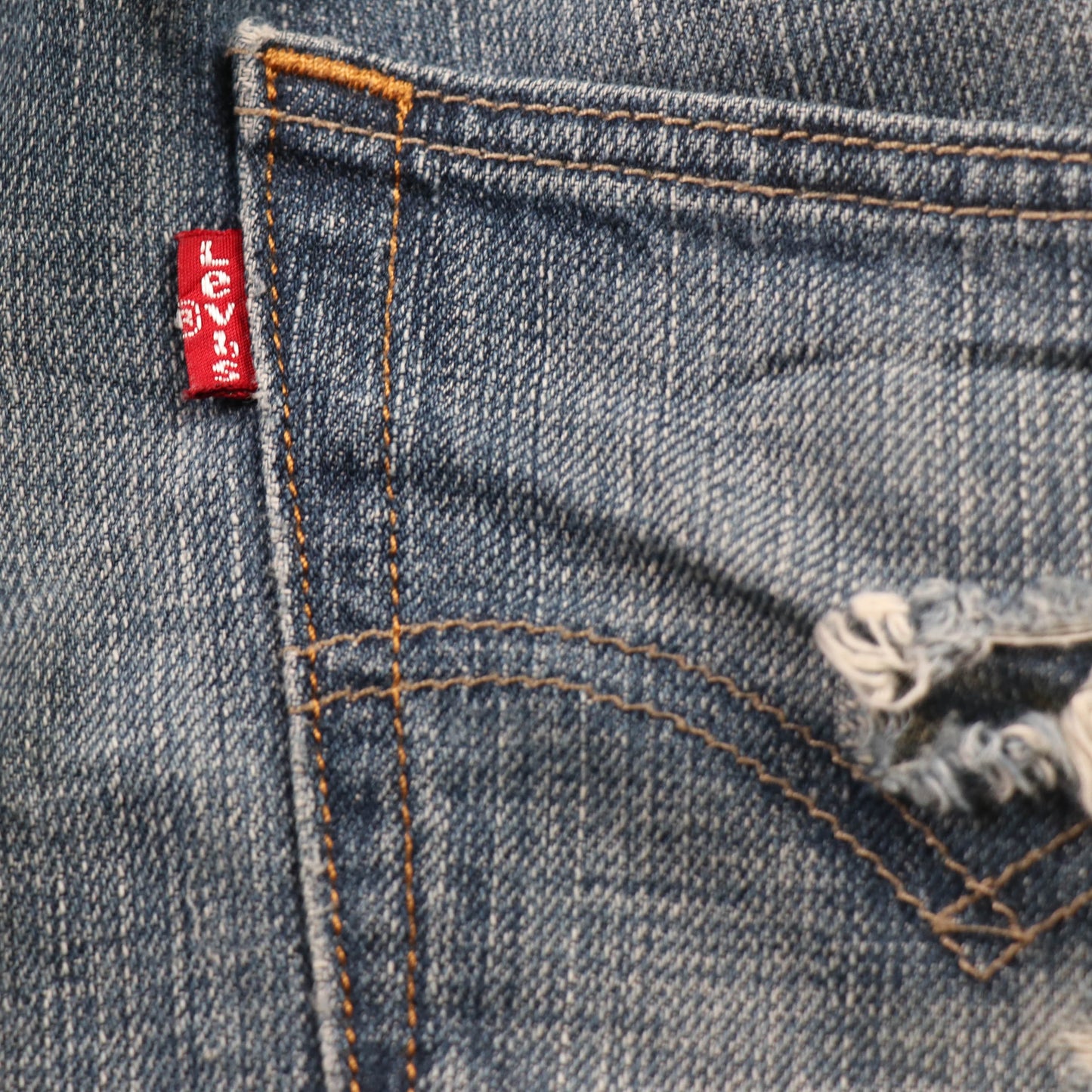 Levi's 501 Red Tab W32 L28 Original Fit Blue Denim Jeans