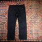 Dickies W36 L29 Straight Leg Black Cotton Blend Trousers