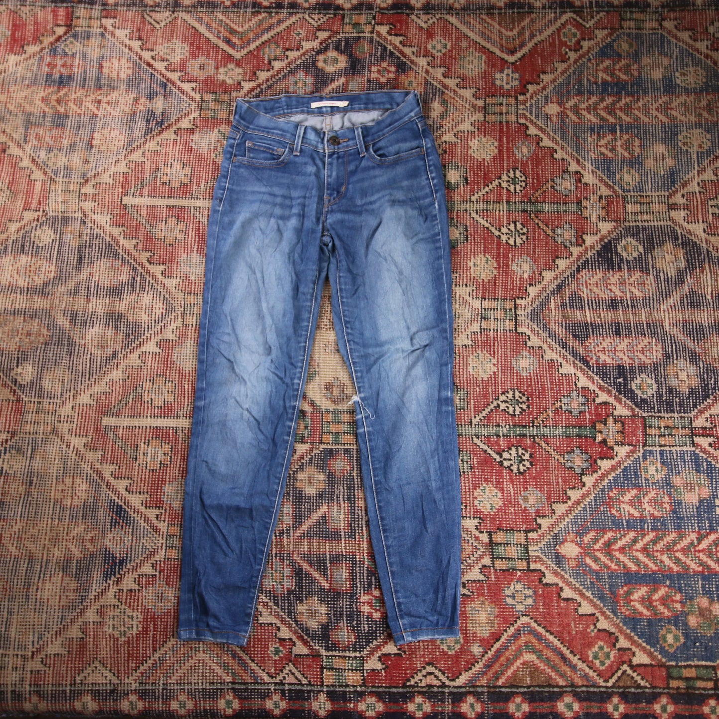 Levi's 710 W26 L26 Skinny Blue Denim Jeans