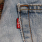 Levi's W34 L30 Straight Leg Loose Fit Blue Denim Jeans