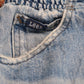 Lee W30 L30 Tapered Leg Loose Fit Classic Ripped Style Blue Denim Jeans