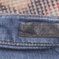 Lee W38 L27 Straight Leg Loose Fit Blue Denim Jeans