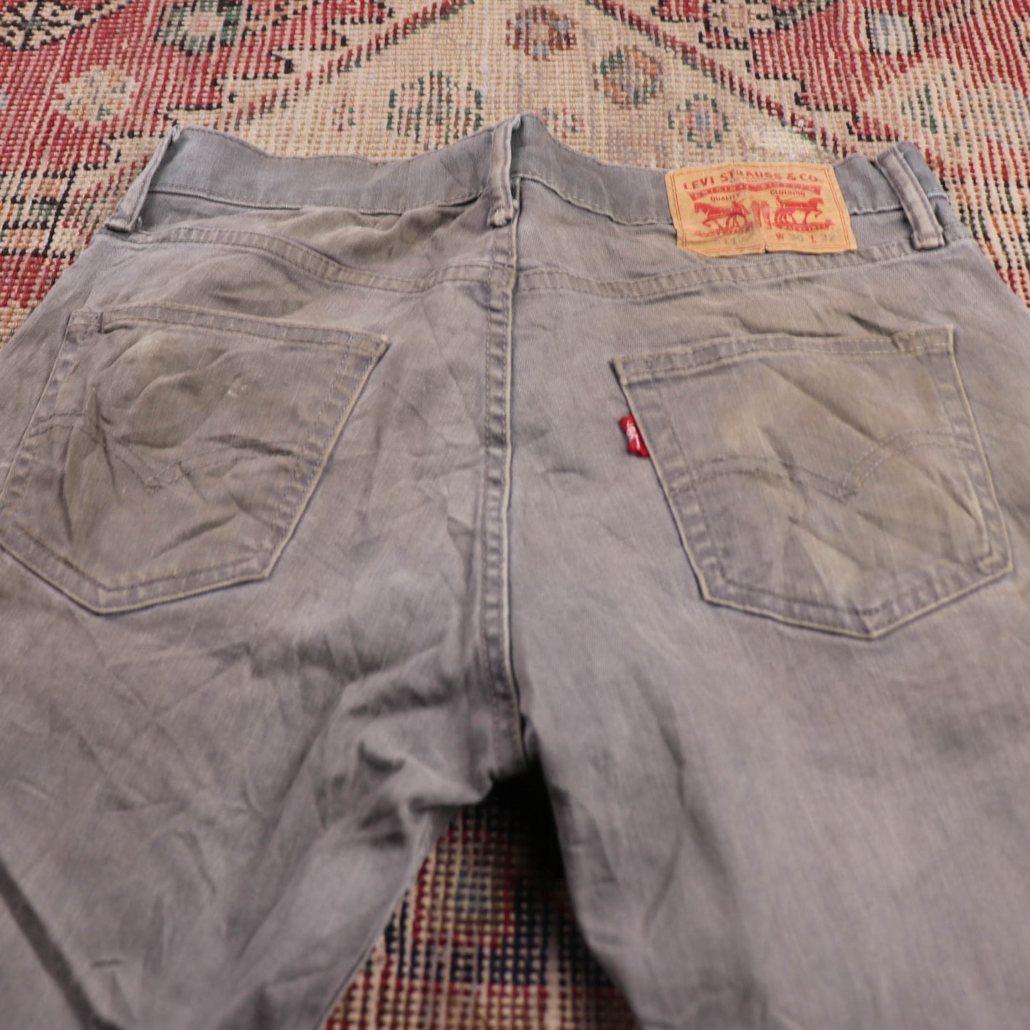 Levi's 511 W32 L30 Slim Fit Brown Denim Jeans