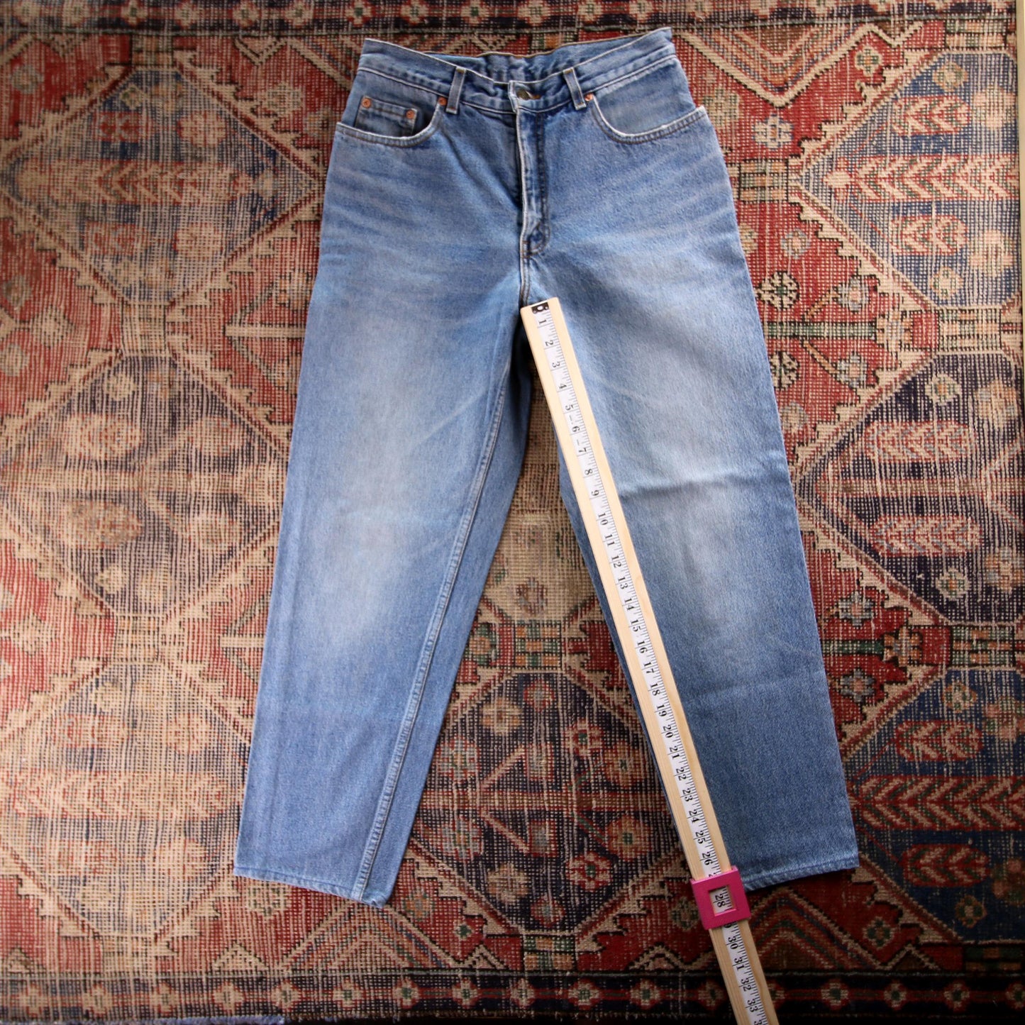 Levi's 501 Orange Tab W30 L28 Original Fit Blue Denim Jeans