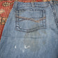 Wrangler W36 L29 Straight Leg Blue Denim Jeans