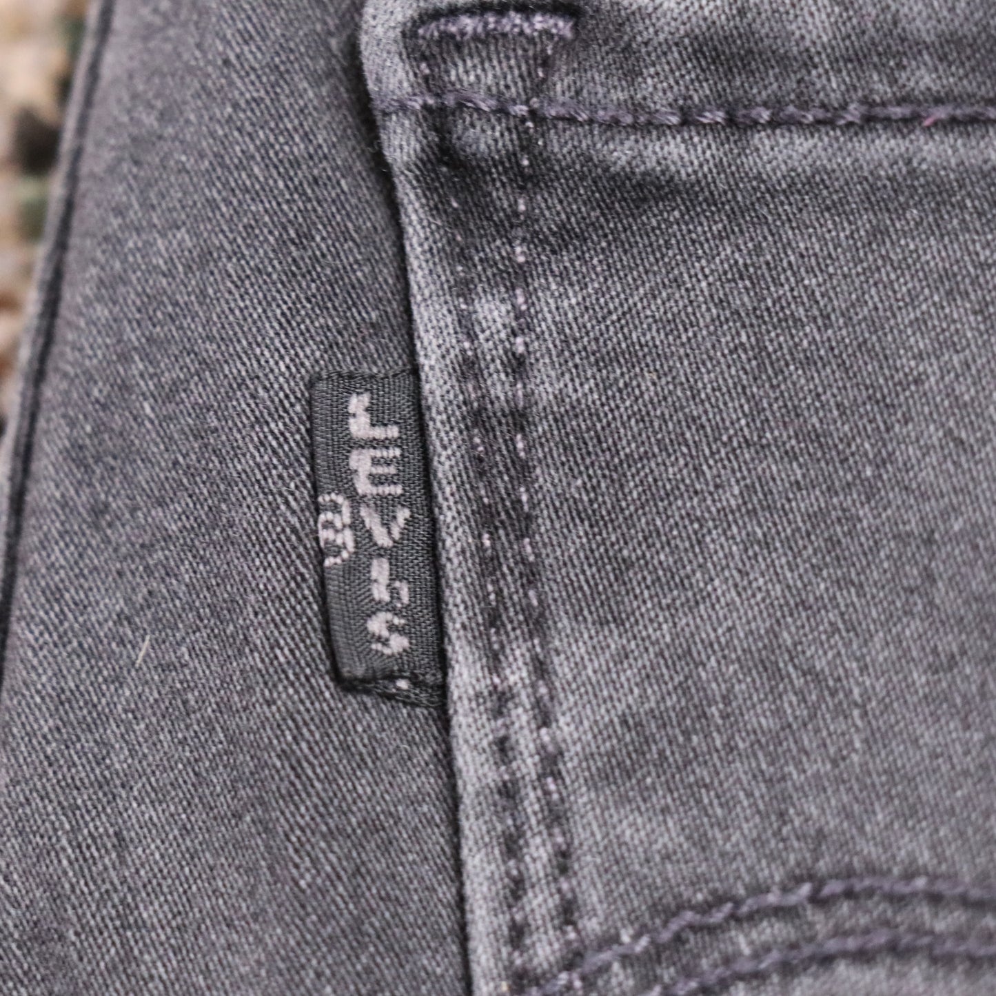 Levi's 311 Capital E W24 L28 Skinny Black Denim Jeans