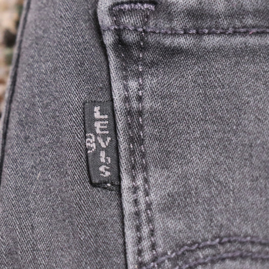 Levi's 311 Capital E W24 L28 Skinny Black Denim Jeans